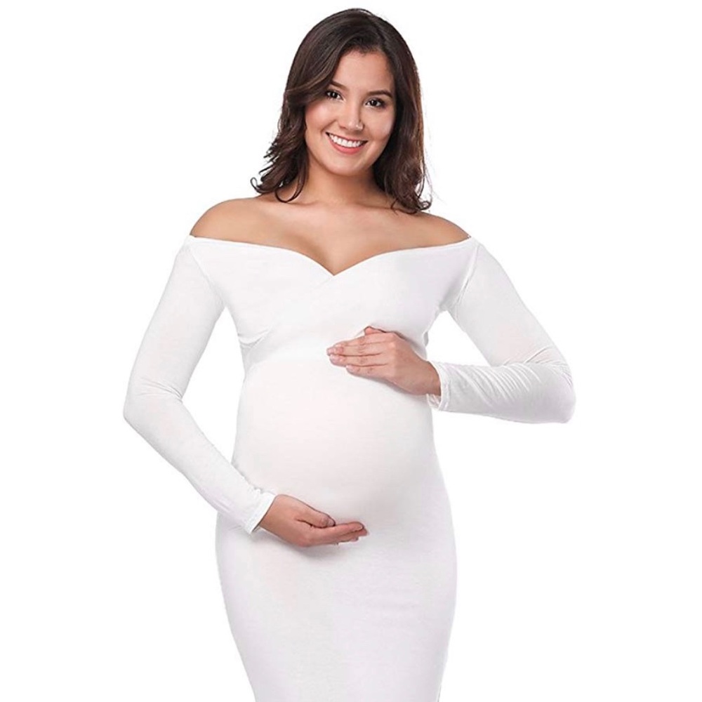 Maternity photo shoot dress